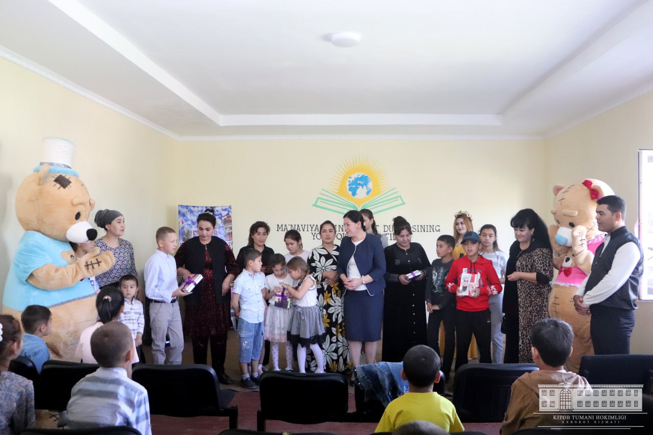 Kitob tumanida bolajonlar uchun maʼdaniy tadbir tashkil etildi