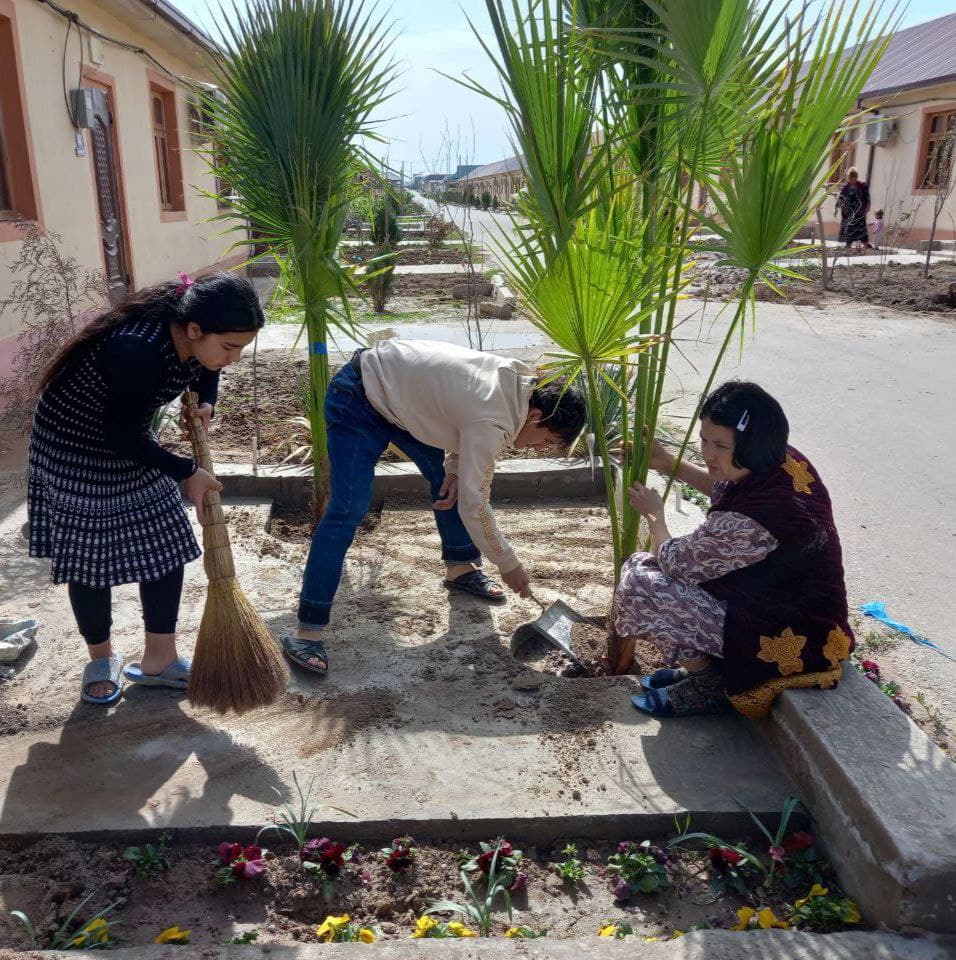 Infants are also active in landscaping