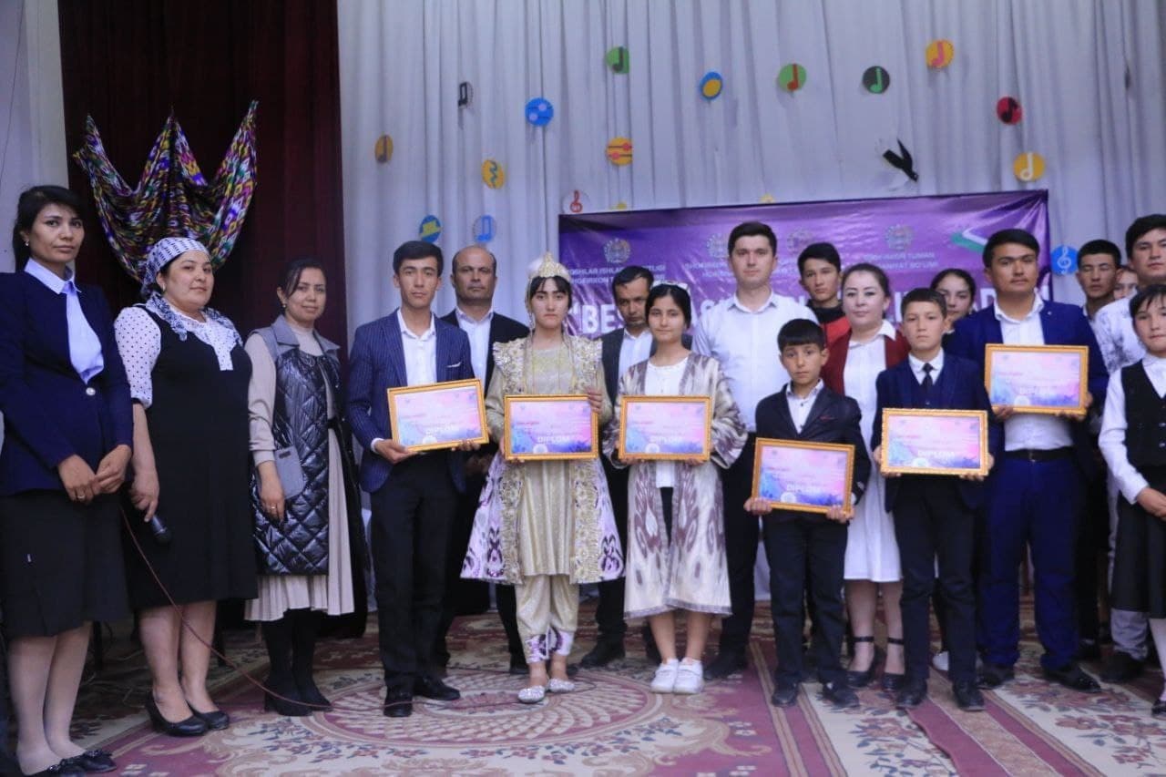 NORKULOV RUSTAMBEK WON THE DISTRICT STAGE OF THE FESTIVAL "VOICE OF YOUTH"