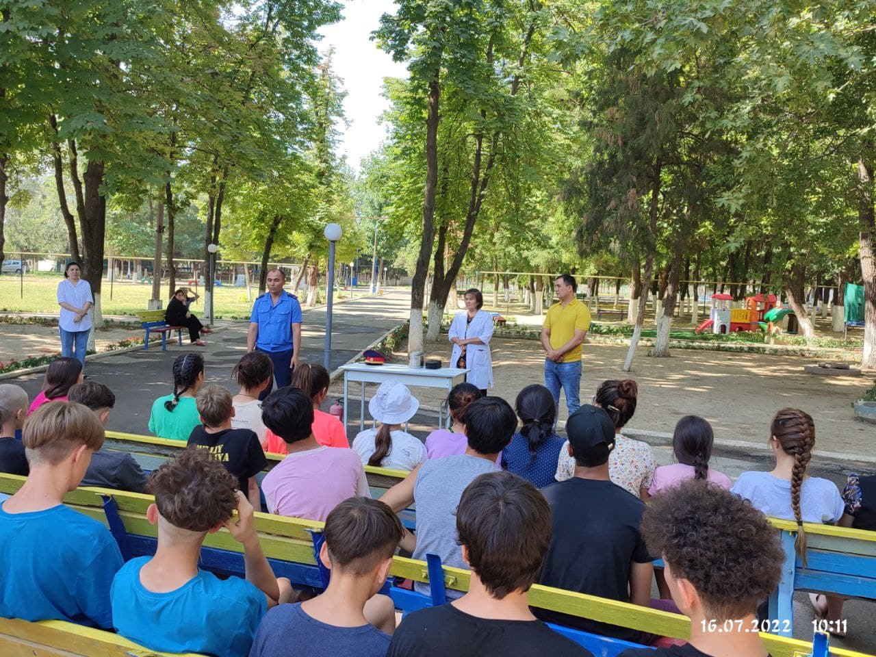 В гостях у ребят – специалисты МЧС