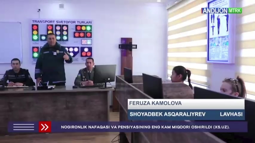 YO‘L HARAKATI XAVFSIZLIGI BO‘YICHA NAZARIY VA AMALIY MASHG‘ULOTLAR