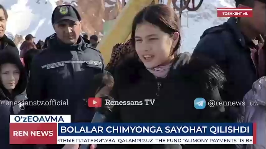 BOLALAR CHIMYONGA SAYOHAT QILISHDI